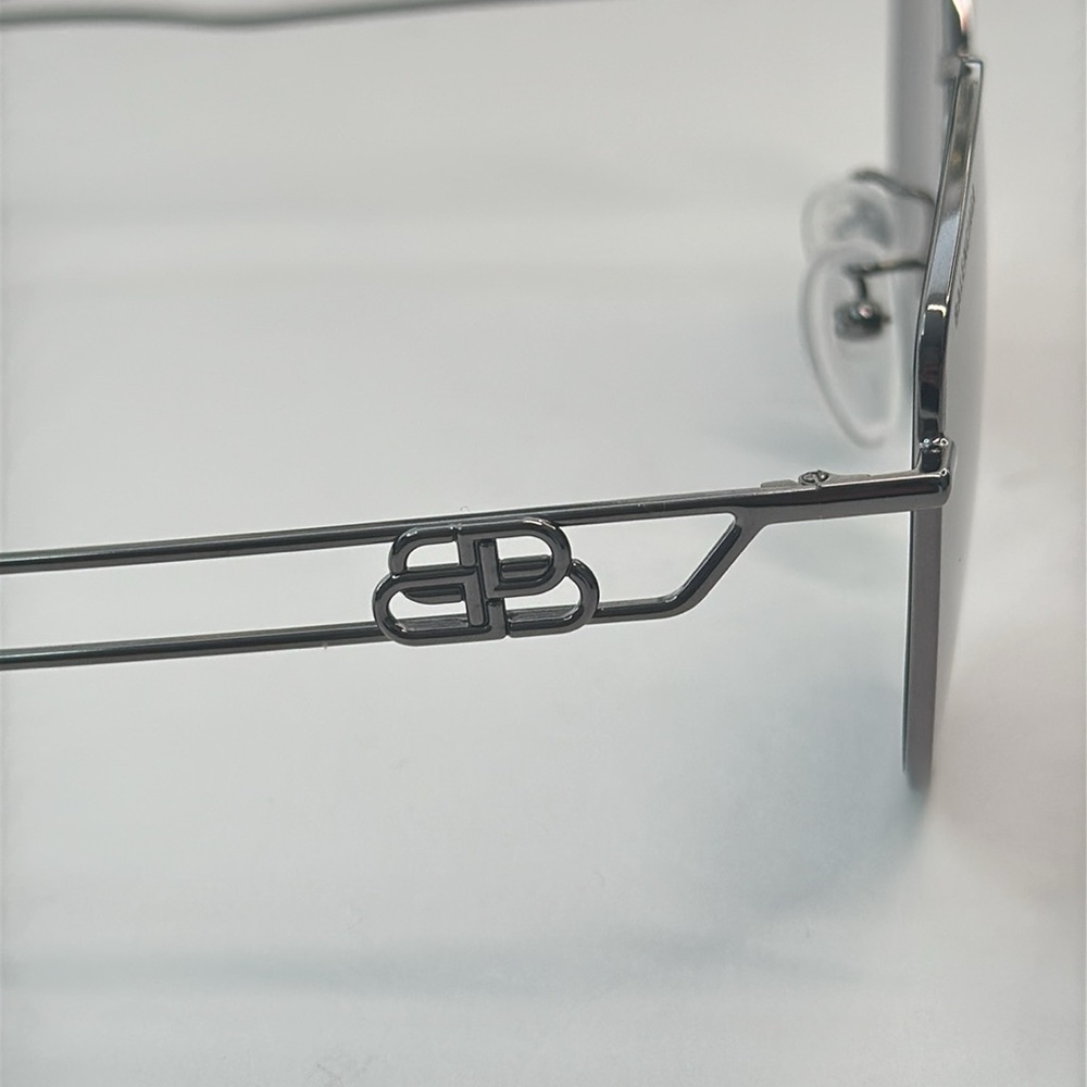 New Authentic Balenciaga™ BB0059SK 003 57 - Ruthenium - Picture 9 of 17